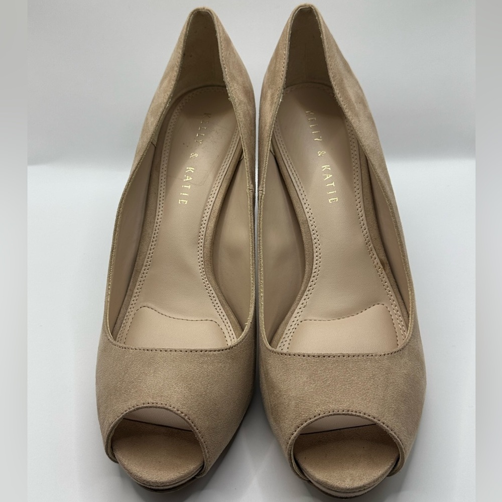 Tan suede Kelly&Katie heels